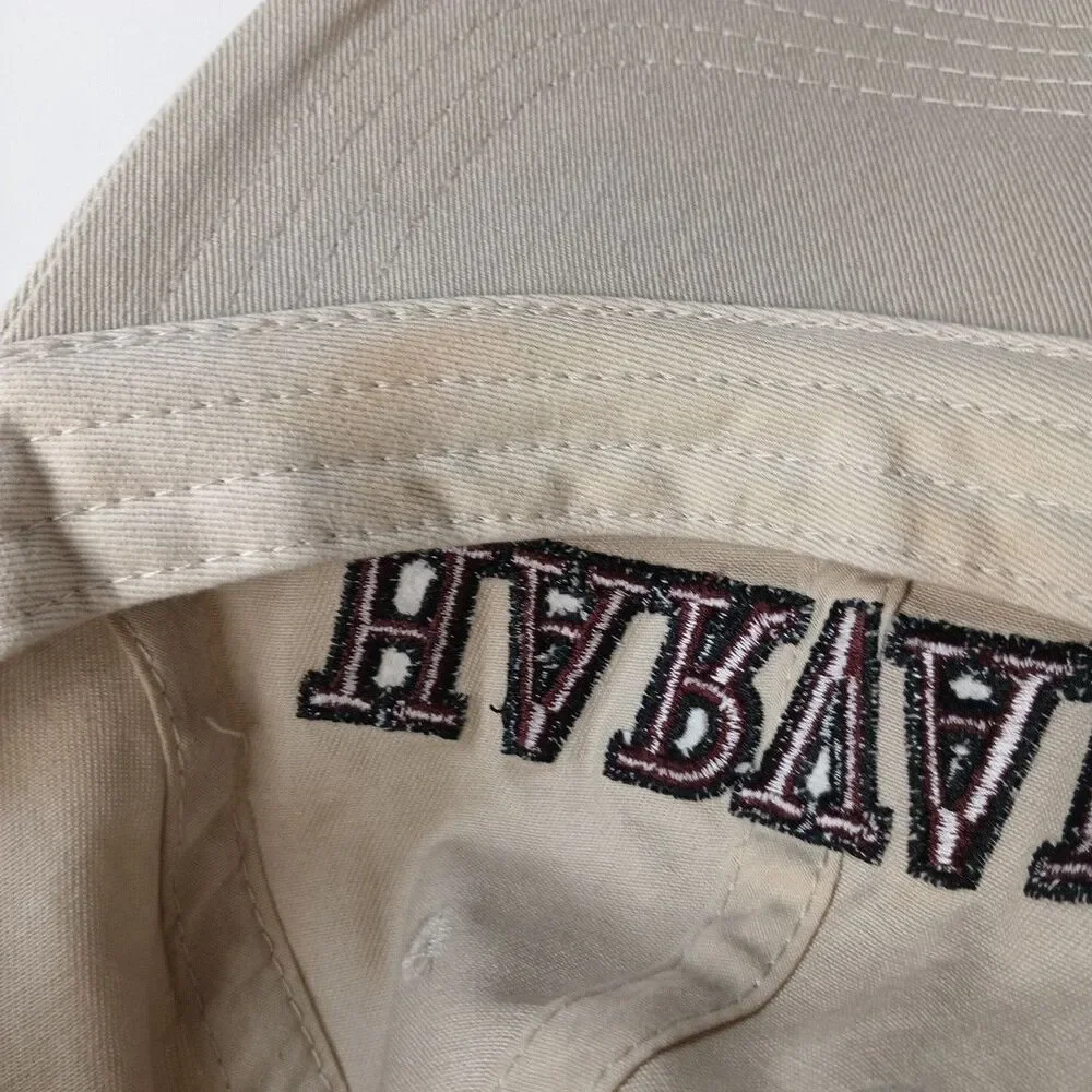 Harvard‎ Cap Hat Bay State Apparel Adjustable Retro Vintage Teamwear